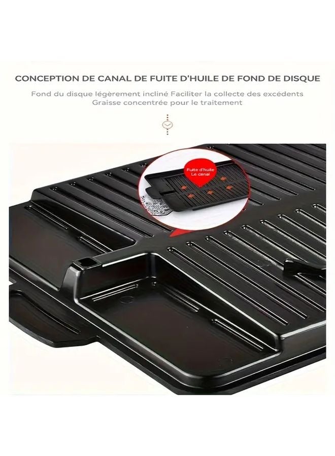 Heavy Duty Titanium Alloy Square Grill Pan Teppanyaki Griddle Rustproof Outdoor BBQ Tray - Image 5